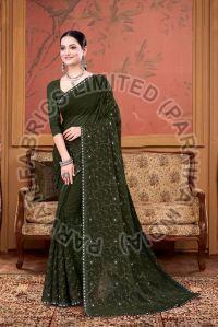 Ladies Embroidered Bollywood Saree