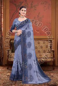 Ladies Stylish Embroidered Bollywood Net Saree