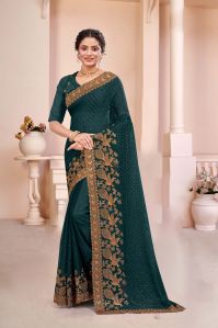 Women Shimmer Saree -4