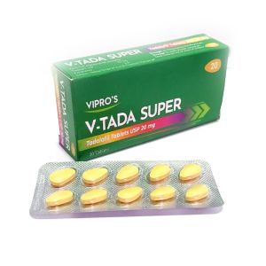 V-Tada Super 20mg Tablets