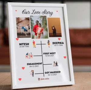 Customise Love Story Frame