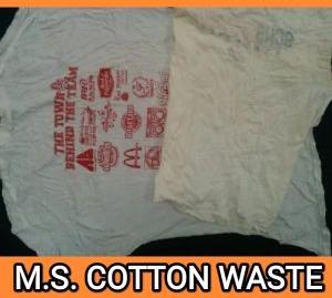 white printed cotton rags