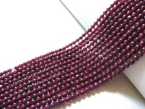 garnet round beads