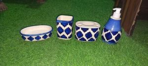 Handcrafted Ceramic Bathroom Set