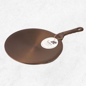 Aarogyam Cast Iron Roti/Chapati Tawa with Long Handle 10 inch (25 cm) Pre-Seasoned