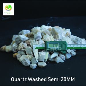 20mm Semi Washed Quartz Grits