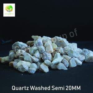 20mm Semi Washed Quartz Grits
