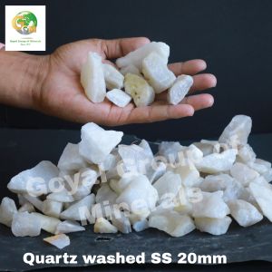 20MM Super Semi Washed Quartz Grits