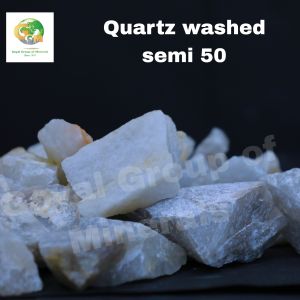 50 Mm Semi Washed Quartz Grits