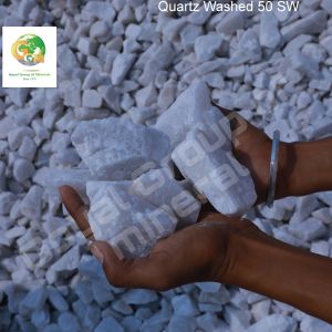 50mm Washed Quartz Snow White Grits