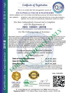 ISO 10001:2018 Certification Service