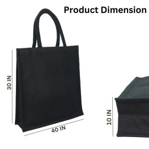 LMC Fashionable Jute Bag With AZO Dye Option
