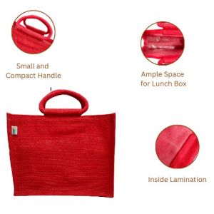 LMC Jute Bag for Lunch Box for Office Use