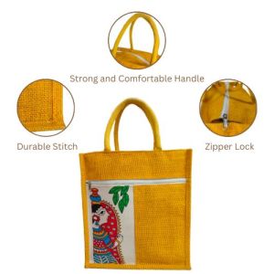 LMC Dyed Jute Bag for Lunch Box