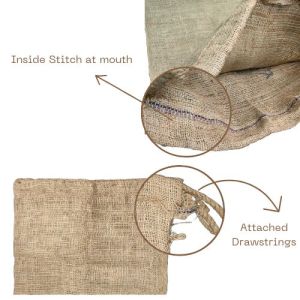 LMC Jute Hessian Burlap Sandbag for Machine Filling (Grade-1)