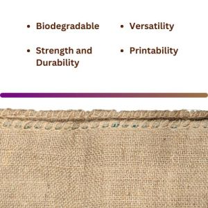 LMC Jute Hessian Box Bag for Cotton, Wool Packaging