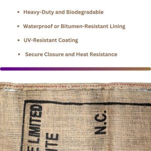 LMC-0003 Jute Hessian Bag for Bitumen