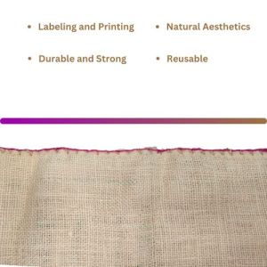 LMC Jute Hessian Burlap Rice Bag for 25kg