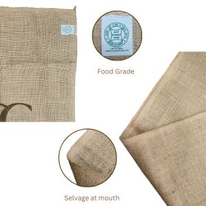 LMC Food Grade Jute Burlap Hessian Bag for Coffee & Cocoa Beans