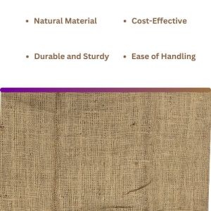 LMC Long Hessian Jute Bags for Oil Pipe Supporting