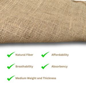 LMC 7 Oz Jute Hessian Burlap Fabric