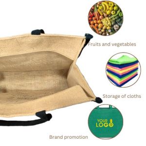LMC Jute Shopping Tote Bags