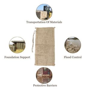 LMC Jute Hessian Burlap Sandbag for Construction Use (Grade-1)