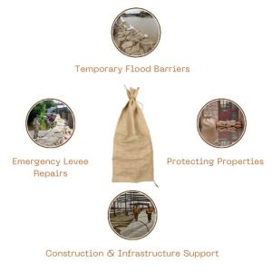 LMC Jute Hessian Burlap Sandbag for flood Control (Grade-2)