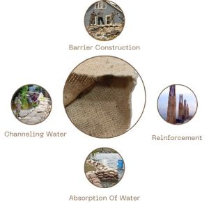 LMC Jute Hessian Burlaps Sandbag for Flood Control (Heavy Flow)