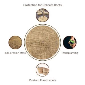 LMC Jute Hessian Burlap Bag For Nursery Plantings