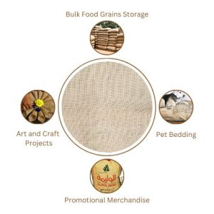 LMC Jute Hessian Burlap Rice Bag for 25kg