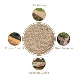 LMC 5.5 Oz Jute Hessian Burlap Fabric