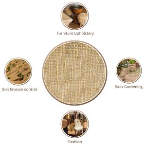 LMC 9 Oz Jute Hessian Burlap Fabric