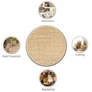 LMC 270 g/m2  Jute Hessian Burlap Fabric
