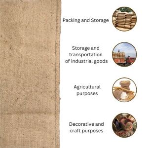 LMC Heavy Duty Jute Gunny Sacks Bags for 90-100Kgs.