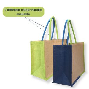 LMC Jute Shopping Bag With AZO Dye Option for Body and Handle
