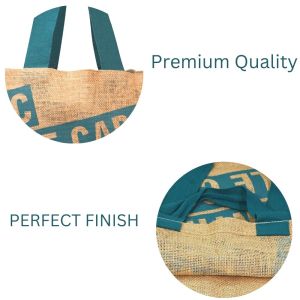 LMC Promotional Burlap Jute Shopping Tote Bags