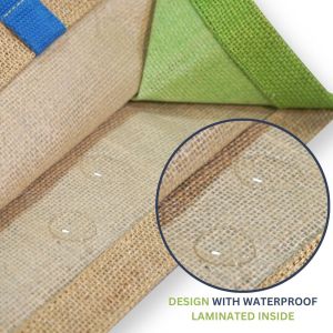 LMC Jute Shopping Bag With AZO Dye Option for Body and Handle