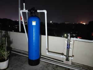 Water softening collector