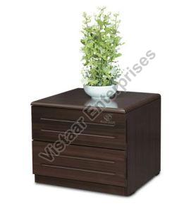 Double Drawer Bedside Table