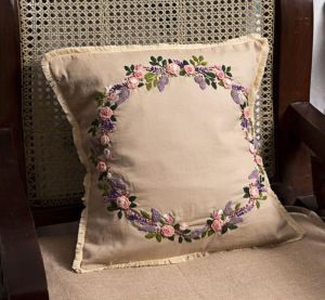 embroidered cushion cases