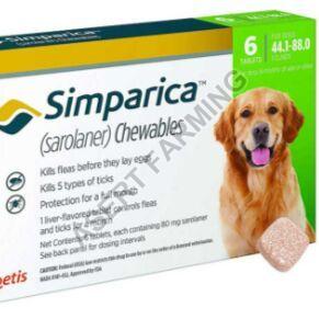 80mg Simparica Chewables Tablets
