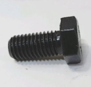 Black Mild Steel Hex Bolt