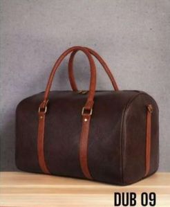PU Leather Travel Duffle Bag