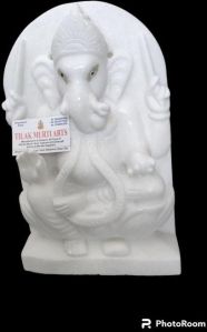 White Marble Ganesh Statue