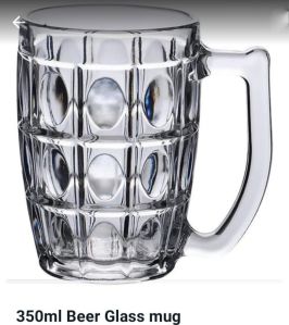 glass beer mug 350 ml