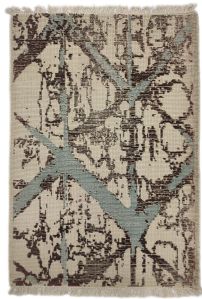 Loom Knotted Cotton Printed Rugs