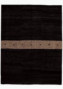 Loom Knotted Geometrical Carpet