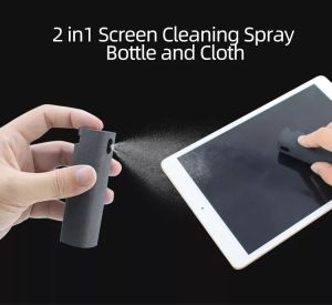 2 In 1 Screen Cleaning Spray Bottle and Cloth