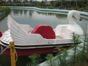 White Fiberglass Boat